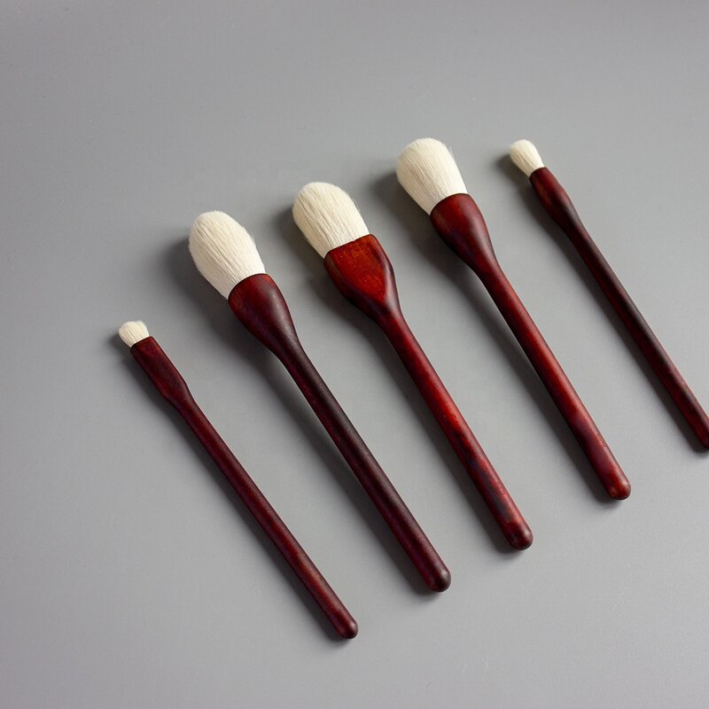 Make-Up Brush Set Manufacturer - Custom Logo Eco Friendly Wood Handle RPET PP