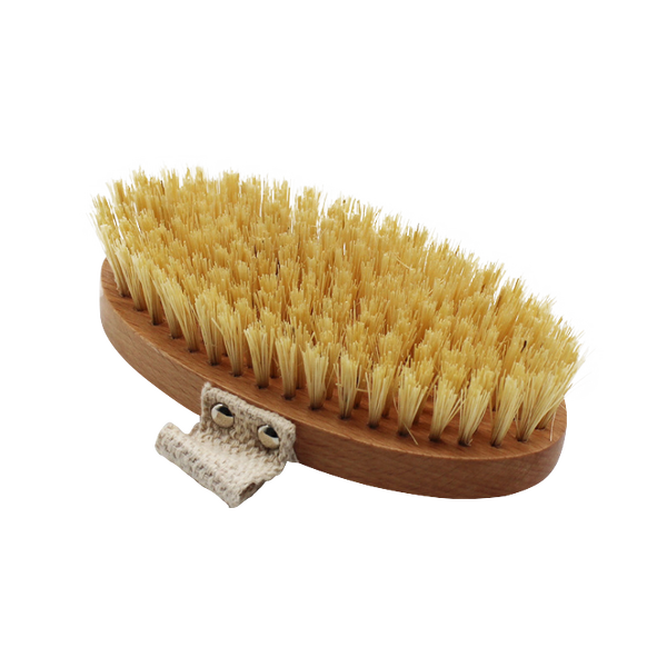 Body Bath Brush Manufacturer - 100% Natural Customized Logo Beach Wood Soft Bristles
