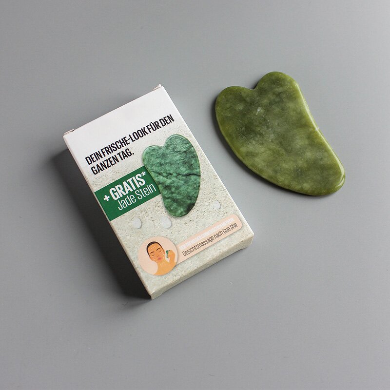 Gua Sha Stone Manufacturer - Anti Aging Natural Green Jade Xiuyan