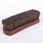 Shoe Cleaning Brush Manufacturer - Luxury Customized Laser Logo PP Hair Wooden