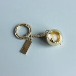 Keyring Manufacturer - Branded Luxury Custom Gold Plated Zinc Alloy with Perfume Ball