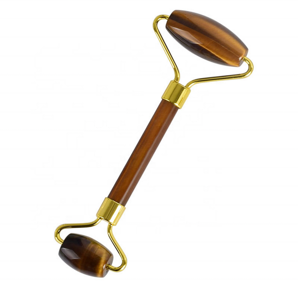 Jade Roller Set Manufacturer - Natural Tiger Eye Agate Stone with Guasha for Slimming