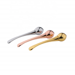 Eye Care Tools Manufacturer - 2 in 1 Metal Gold Silver Massage Stick Spoon Set