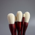Make-Up Brush Set Manufacturer - Custom Logo Eco Friendly Wood Handle RPET PP