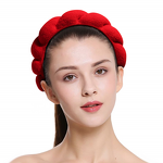 Headband Manufacturer - Custom Label Sponge Padded Soft Thick Terry Cloth Bubble
