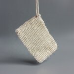 Soap Bag Manufacturer - Beige 100% Natural Biodegradable Organic Cotton Drawstring