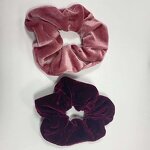 Scrunchies Manufacturer - Pure Fashion Elastic Crinkly Fabric Ponytail Holder