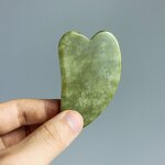 Gua Sha Stone Manufacturer - Anti Aging Natural Green Jade Xiuyan
