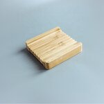 Soap Tray Manufacturer - Bamboo Rectangular Wooden Non Slip Custom Logo Hotel