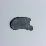 Gua Sha Board Manufacturer - Bianshi Natural Black Jade Stone for Face Lifting