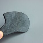 Gua Sha Board Manufacturer - Bianshi Natural Black Jade Stone for Face Lifting