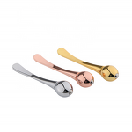 Eye Care Tools Manufacturer - 2 in 1 Metal Gold Silver Massage Stick Spoon Set