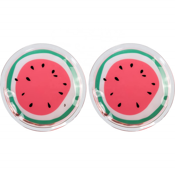 Gel Eye Mask Manufacturer - 2PCS/Set Round Fruit Pattern Cooling for Puffy Eyes