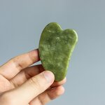 Gua Sha Stone Manufacturer - Anti Aging Natural Green Jade Xiuyan