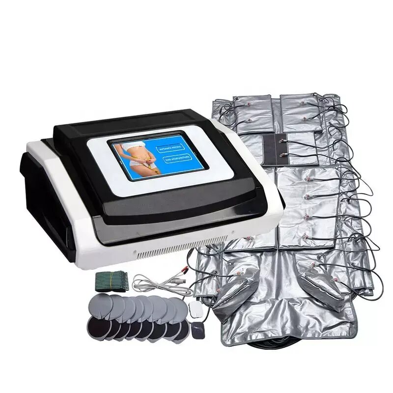 Pressotherapy Machine Manufacturer - Professional 24 Chamber Desktop 3-in-1 Far Infrared EMS