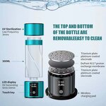 Hydrogen Water Bottle Manufacturer - Custom Logo H2 Rich Portable with SPE PEM