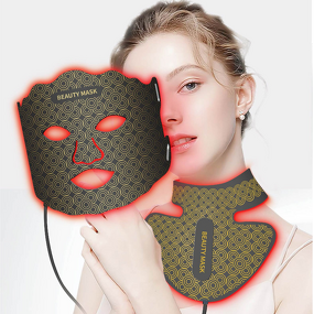 LED Facial Skin Care Mask Manufacturer - 7 Colors with Food-Grade Silica Gel Home Use