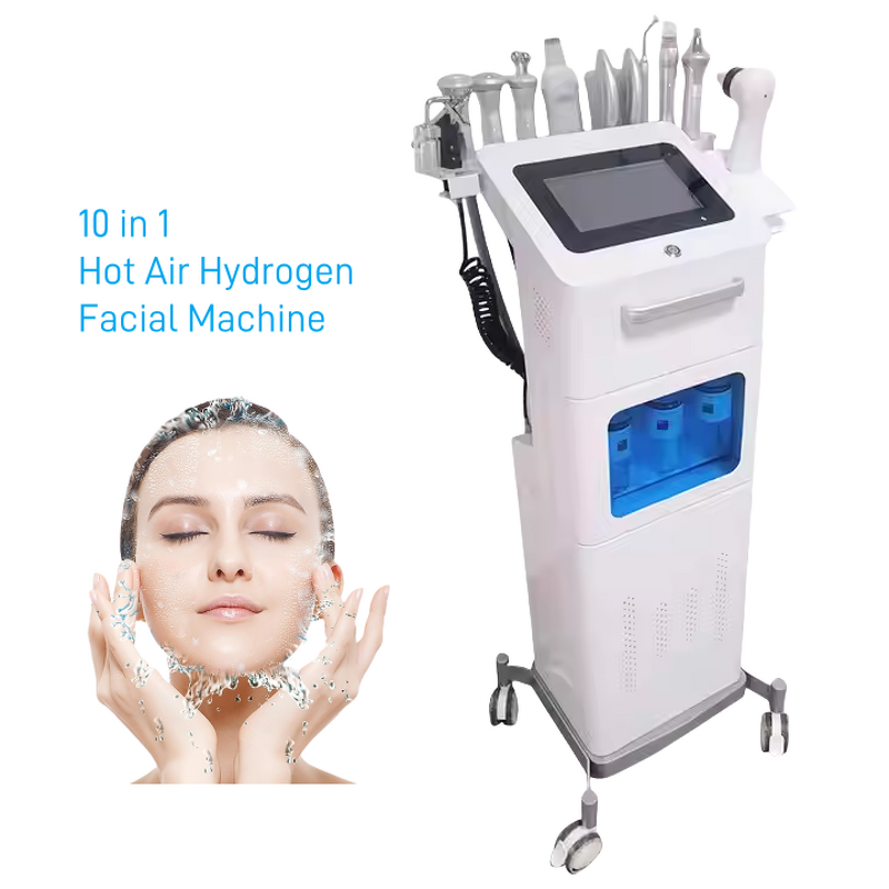 Hydro Beauty Facial Machine Manufacturer - Vertical Ems RF Vacuum Skin Lifting with US IT ZA