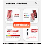 IDEAMASK Red Light Therapy Panel Manufacturer - Face Hands 24-LED Pulse 5000mAh Handheld Timer Tool