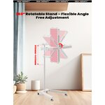 MS300-E Red Light Therapy Stand Manufacturer - 2025 360° Rotating Vertical Horizontal Medium Size Device Tool