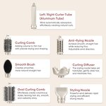 Hair Dryer Set Manufacturer - 8-in-1 Blow Air Dryer Brush Foldable 110000 RPM