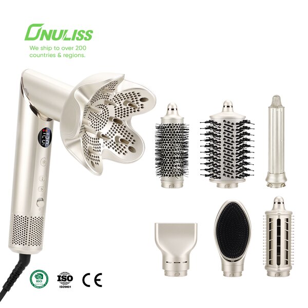 Hair Styler Manufacturer - Multi with Display Auto-Rotating Curling 7-in-1