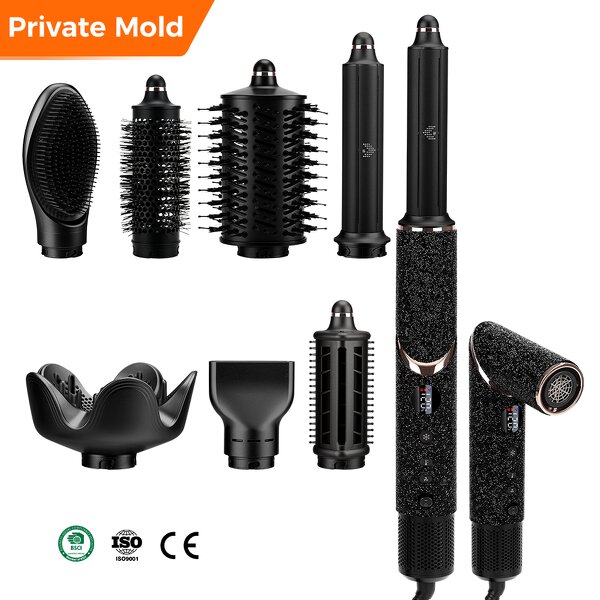 Hair Styling Tools Manufacturer - Professional 8-in-1 Auto-Wrap Curling Iron