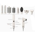 Hair Styler Manufacturer - Professional 110000rpm Stainless Steel 8-in-1 Auto Wrap