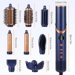 Hair Dryer Manufacturer - Professional 8-in-1 Ionic & Multi Styler 1400W Gold