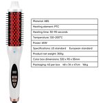 Hair Curling Brush Manufacturer - New Model Hot Round Comb Electric Thermal Red Light