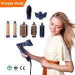 Hair Dryer Manufacturer - Professional 8-in-1 Ionic & Multi Styler 1400W Gold