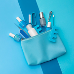 Women's Large Capacity Travel Makeup Pouch Custom Zipper Cosmetic Bag Made of PU Material