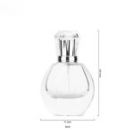 Luxury Square Flat Glass Perfume Serum Diffuser 30ml Empty Fill 50ml 100ml Available with Screen Printing Pump Sprayer