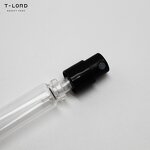 Samples T-Lord Small Glass Perfume Bottle with Pump Sprayer Empty Package Silk Screen Printed