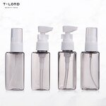 New Arrival Custom Traveling 4-In-1 Refillable Skin Care Bottle Set Empty Shampoo Squeeze Bottle Plastic Material