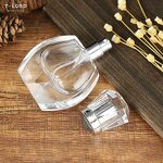 30ml Eco-Friendly Glass Perfume Bottle with Pump Cap Empty Cosmetic Packaging for Cosmetics and Fragrances