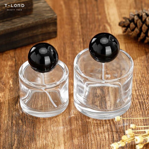 50ml Glass Packaging for Perfume Cosmetic Empty Glass Perfume Bottles 100ml Perfume Glass Bottle with Cap Spray
