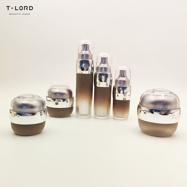 500ml Plastic Lotion Bottle Pump with 50ml 30ml Dropper Sealing Water Jar Containers for Skin Care Face Cream Use