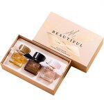 Custom Printed Logo Thank You Paper Cards Postcard Cosmetic Square Perfume Gift Packaging Textured Shopping Bag Matt Lamination