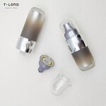 Cosmetic Jar Bottle Set Plastic Lotion Bottle with Pump Head for Skin Care Packaging Durable and Easy-to-Use Containers