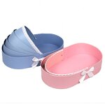 Wholesale Luxury Flower Bouquet Gift Boxes Fancy Open Design with Ribbon Bow Embossed Printed Paper Gift Packaging