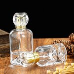 50ml 100ml Perfume Bottle with Crystal Luxury Golden Lid Sprayer Perfume Containers Luxury Glass Perfume Bottle