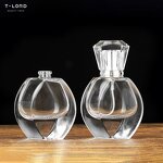 30ml Eco-Friendly Glass Perfume Bottle with Pump Cap Empty Cosmetic Packaging for Cosmetics and Fragrances