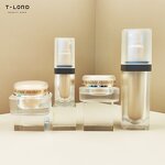 60ml Double-Walled Plastic Cosmetics Packaging for Skin Care Serum Face Cream Facial Cleanser Toner Lotion Cream Pump Sprayer