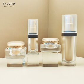 60ml Double-Walled Plastic Cosmetics Packaging for Skin Care Serum Face Cream Facial Cleanser Toner Lotion Cream Pump Sprayer