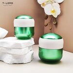 Luxury Square Cosmetic Set Packaging Containers 100ml Capacity Plastic Bottles Jars Pump Seal for Facial Cleanser Face Masks
