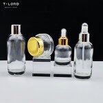 Thick Bottom Glass Oil Bottle Dropper Sealing Free Sample Carton Packaging Skin Care Cream Mascara Face Cream Hair-Freeze