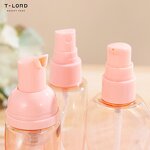 PET Pink Blue Skincare Kit Set Plastic Dispenser Shampoo Bottle Portable Bottle Leak Proof Travel Kit