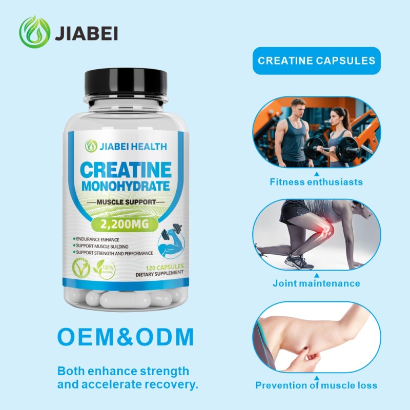 Creatine Capsules Manufacturer - OEM Sports Fitness Muscle Strength