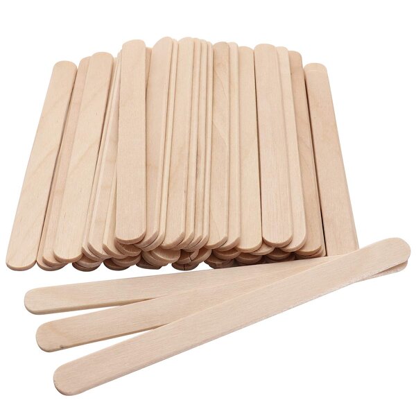 Waxing Applicator Sticks Manufacturer - Eyebrow Wooden Spatulas 16-20mm Face Small Hair Removal Tool
